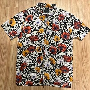 Denim & Flower button down